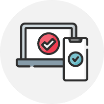 オンラインで手続きが完結するから時間も場所も選ばない！